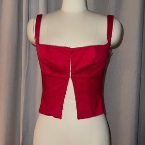 Red Summer Top